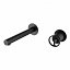 Grifo lavabo empotrado monomando Olimpo negro mate de Imex